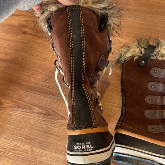 Sorel Joan Of Arctic Faux Fur-Lined Suede Boots - Picture 8 of 8